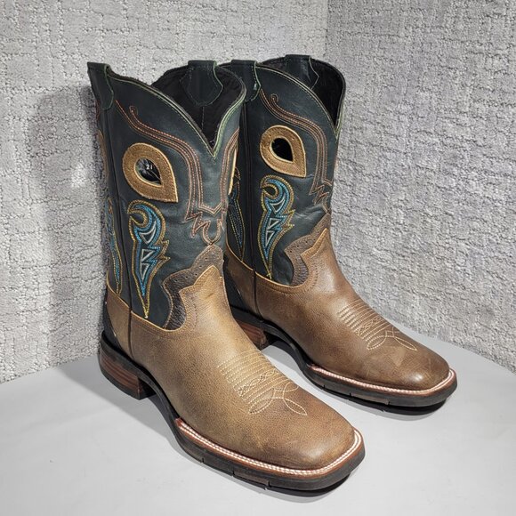 J.B. Dillon Men's Size Left 10.5EE Right 10.5D Brown Black Leather Boots JBR1111 - Picture 13 of 13